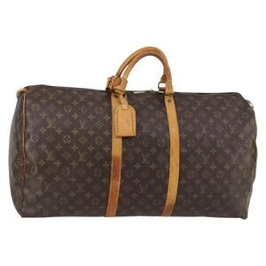 LOUIS VUITTON Monogram Keepall 60 Boston Bag M41422 LV Auth 147183